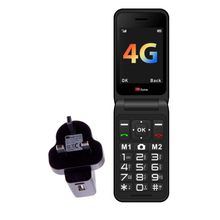 TTfone Red TT760 4G with Mains Charger, Three SIM