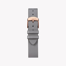 Timex Women's Gray Leather Watch, White Dial | Tw2t45400