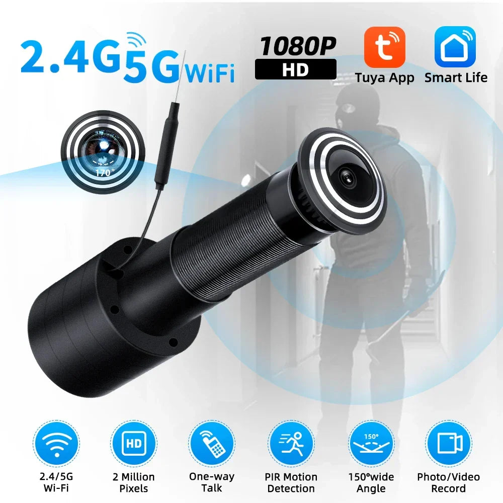 Smart Video Peephole Camera Wifi Door Viewer