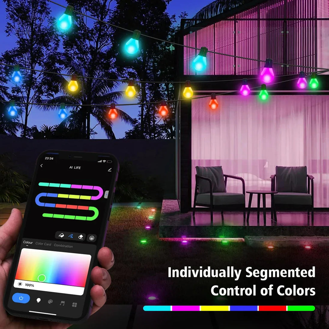 Smart WIFI LED String Lights OBA