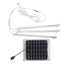 Solar Plant Grow Light LED Plant Grow Light Strip for Balcony Greenhouse Herbs Vegetables Flowers 30W