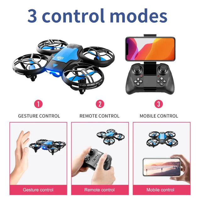 4K HD Mini Drone Camera WiFi Helicopter OBA