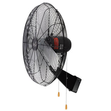The Vie Air 24 Inch Tilting Wall Mountable Heavy Duty Commercial Strength Oscillating Fan with 3 Sp