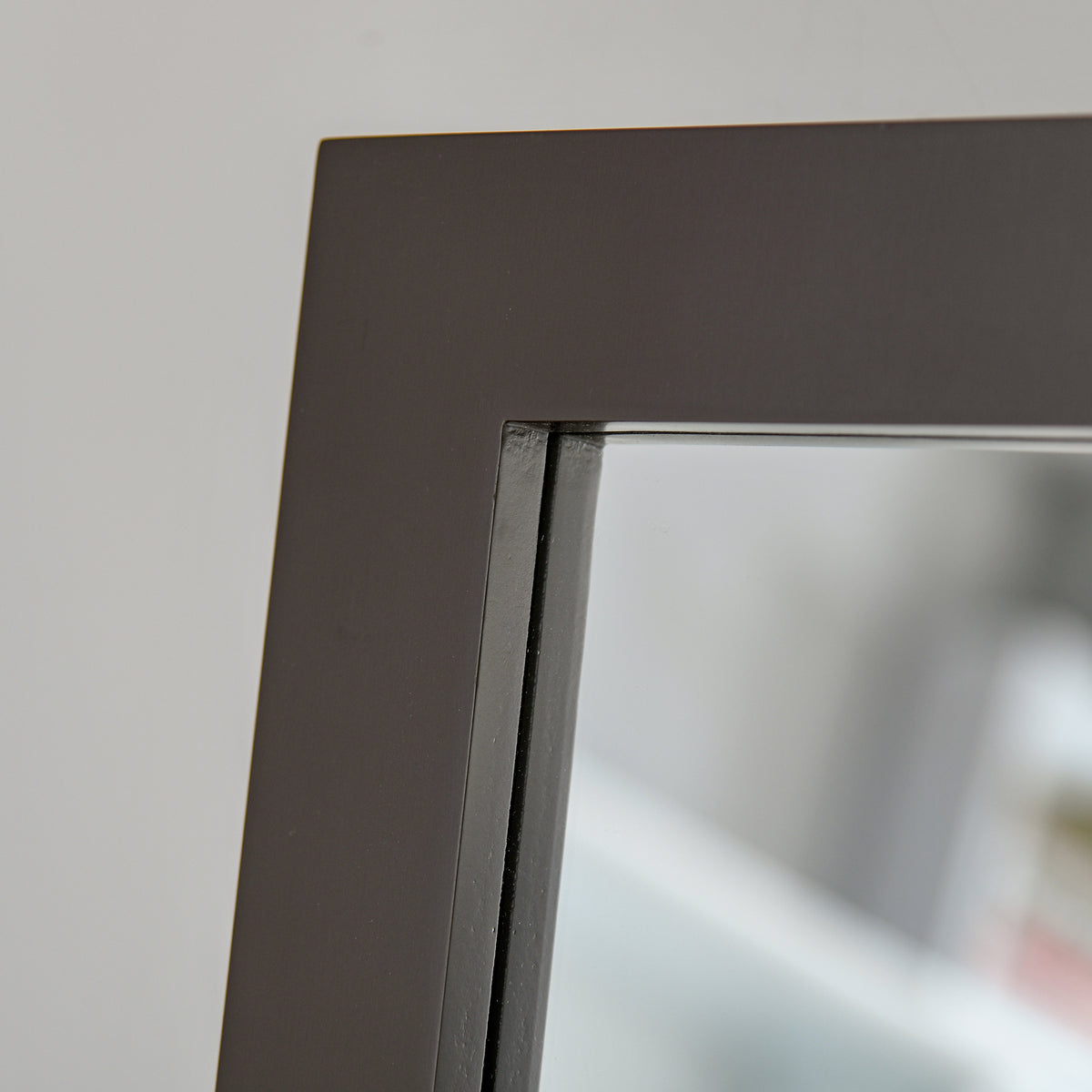 Miroir en Pied Grand Miroir de Sol Inclinaison réglable pour Dressing Chambre dim. 47L x 46l x 148H cm en café