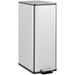 Poubelle de cuisine 20L, en acier inoxydable avec couvercle à fermeture douce, compacte avec seau intérieur amovible Aosom