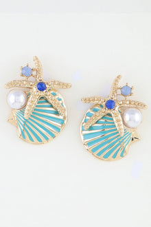 Women's Earrings Studs Starfish BYMANYC ® New York HAMPTONS SUMMER - New Collection