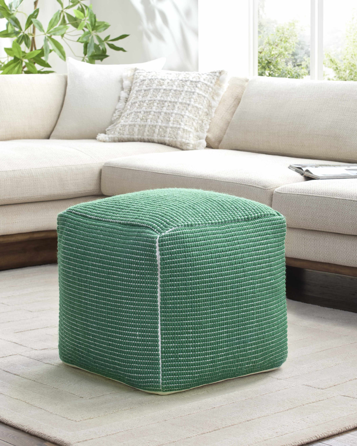 Yakymivka Green Pouf