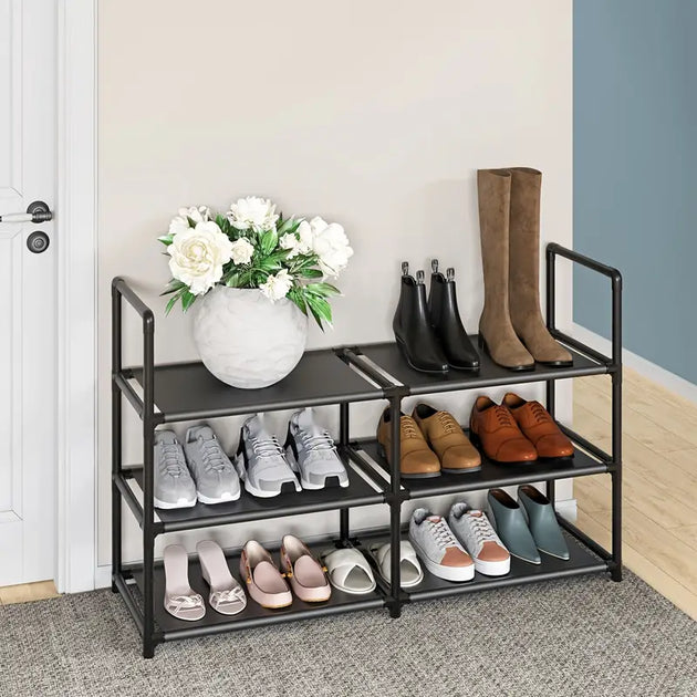 Keep your entryway tidy and stylish with our 3-Tier Shoe Rack CAN