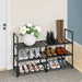 Keep your entryway tidy and stylish with our 3-Tier Shoe Rack CAN