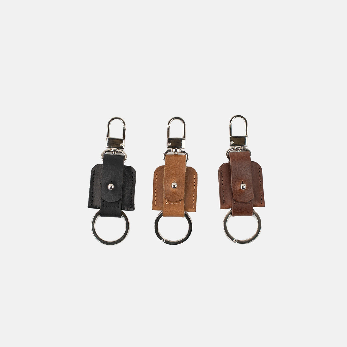 Gift Set: Keychains with Snap Hook & Keyring made for AirTag