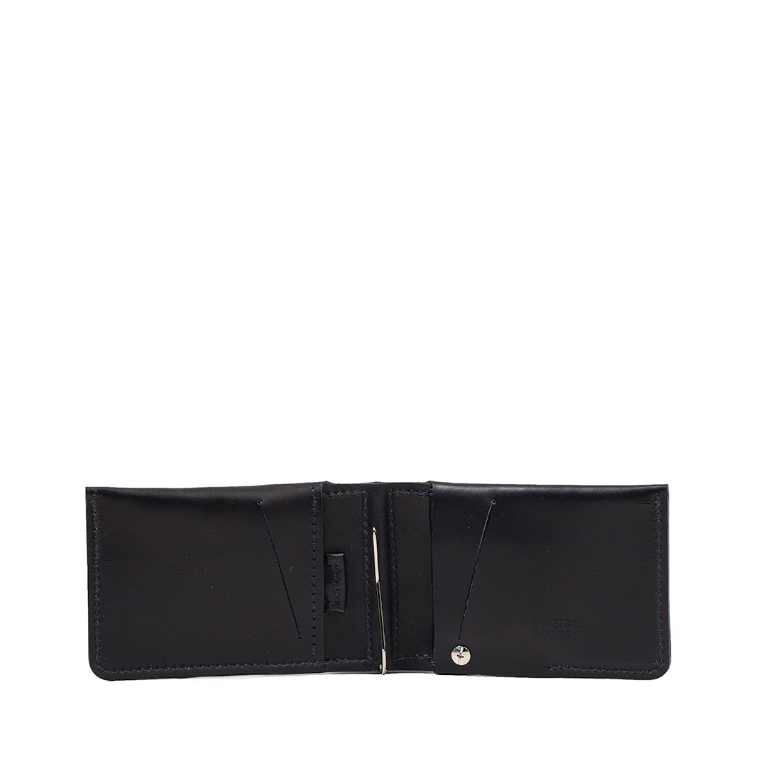 Leather Wallet with Money Clip for AirTag