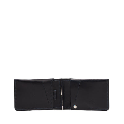 Leather Wallet with Money Clip for AirTag