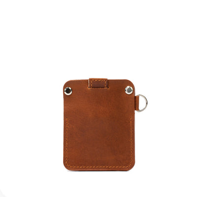 Leather Wallet for AirTag with D-ring