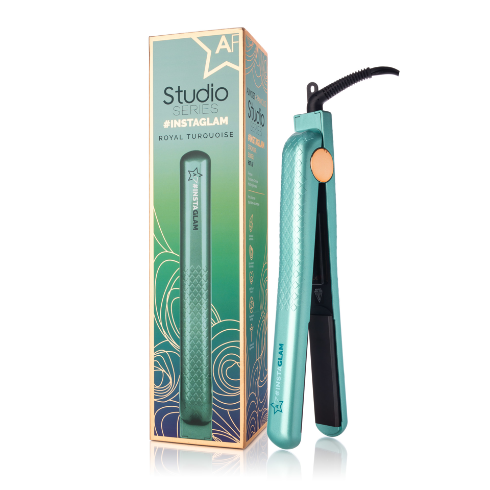 Instaglam 1.25" Flat Iron with Rose Gold Accents