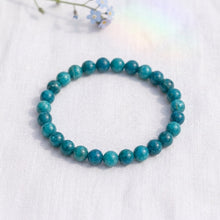 Bracelet en Apatite bleue