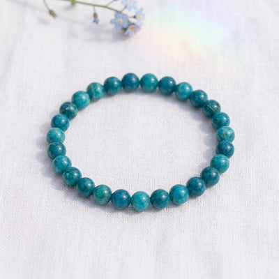 Bracelet en Apatite bleue