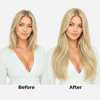 Ash Light Blonde (9C) Genius Weft Hair Extensions (50g - 100g)