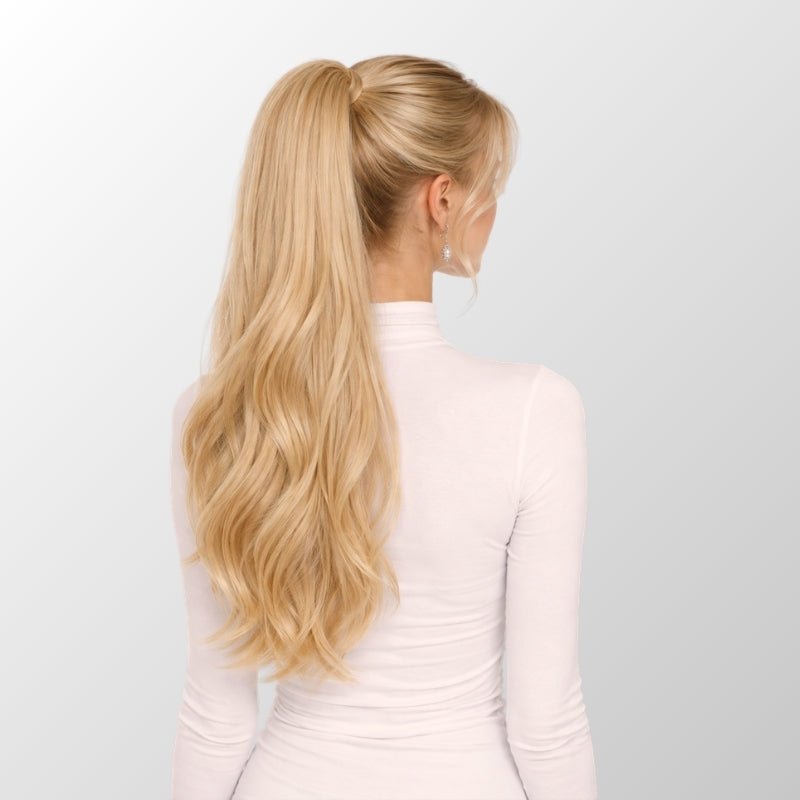 Ash Light Blonde (9C) Ponytail Hair Extensions (100g-120g)