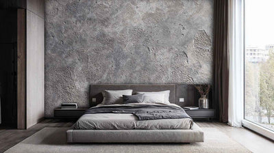 Industrial Concrete Wall Mural
