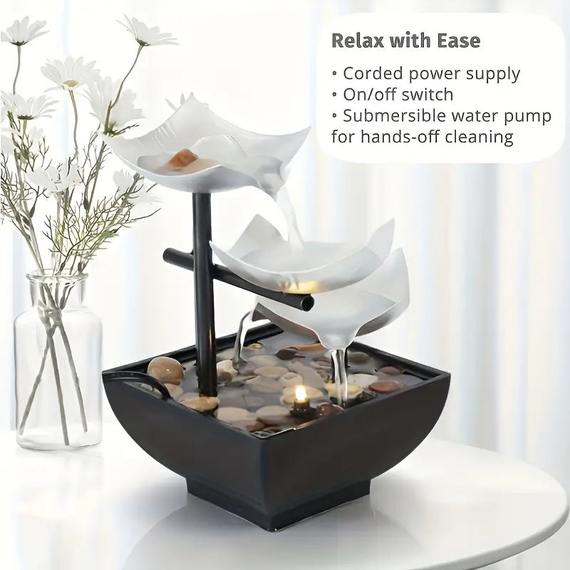 Cast Iron Tabletop Water Fountain with Automatic Pump CAN