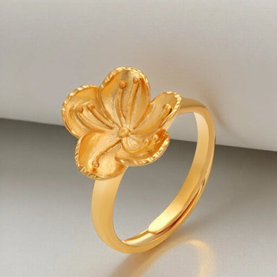 LIRIS Ring Plaquée Or 24K