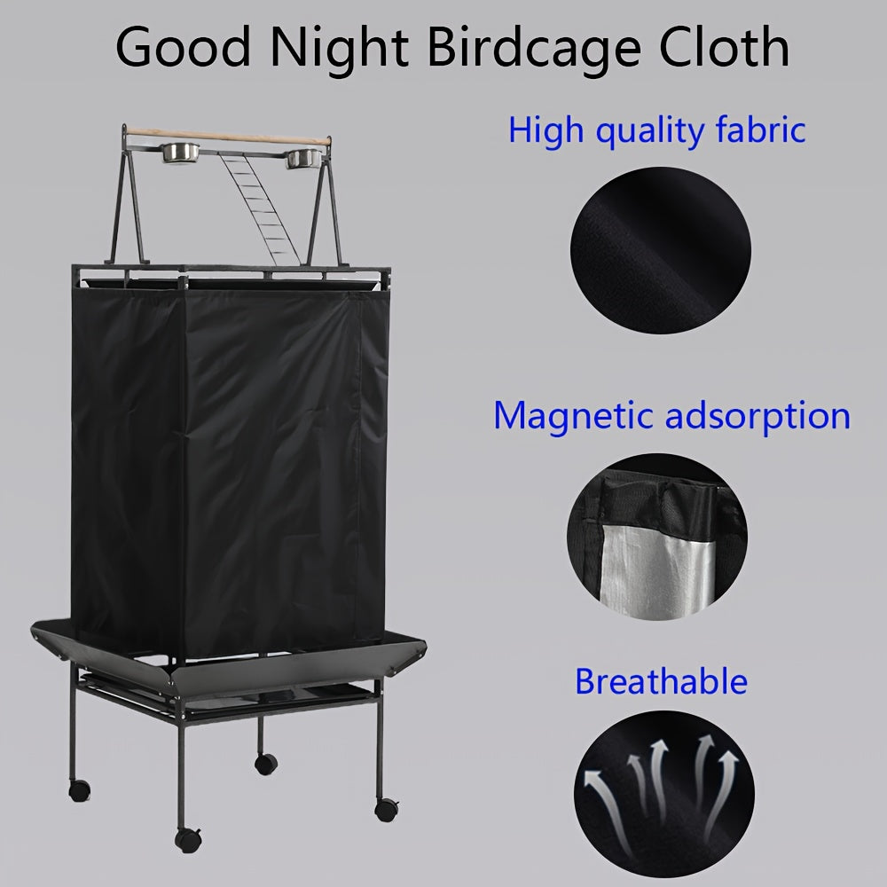 Magnetic Bird Cage Cover Windproof Warm Shield