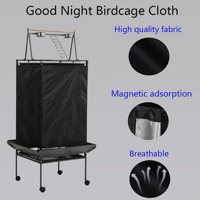 Magnetic Bird Cage Cover Windproof Warm Shield