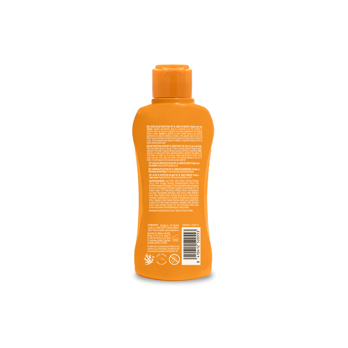 Babaria - Lait Solaire SPF 30 Bronze