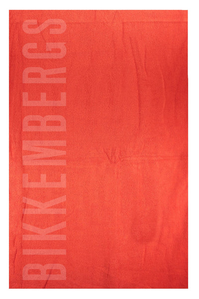 BIKKEMBERGS WOMEN'S RED BEACH TOWEL