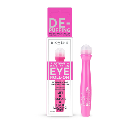 BIOVENE - Sérum Contour des Yeux Roll-On Rétinol De-Puffing