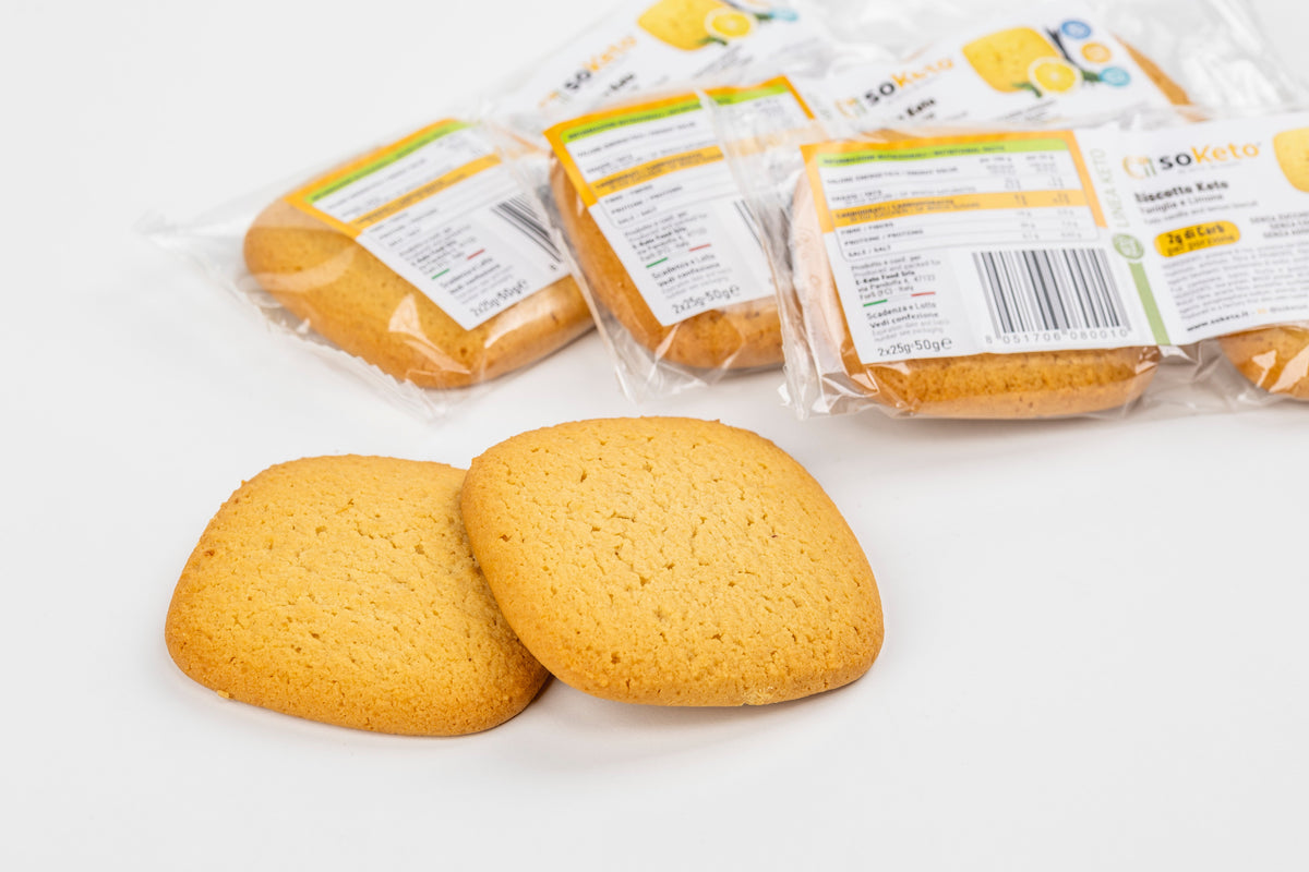 Biscotti Keto Vaniglia e Limone