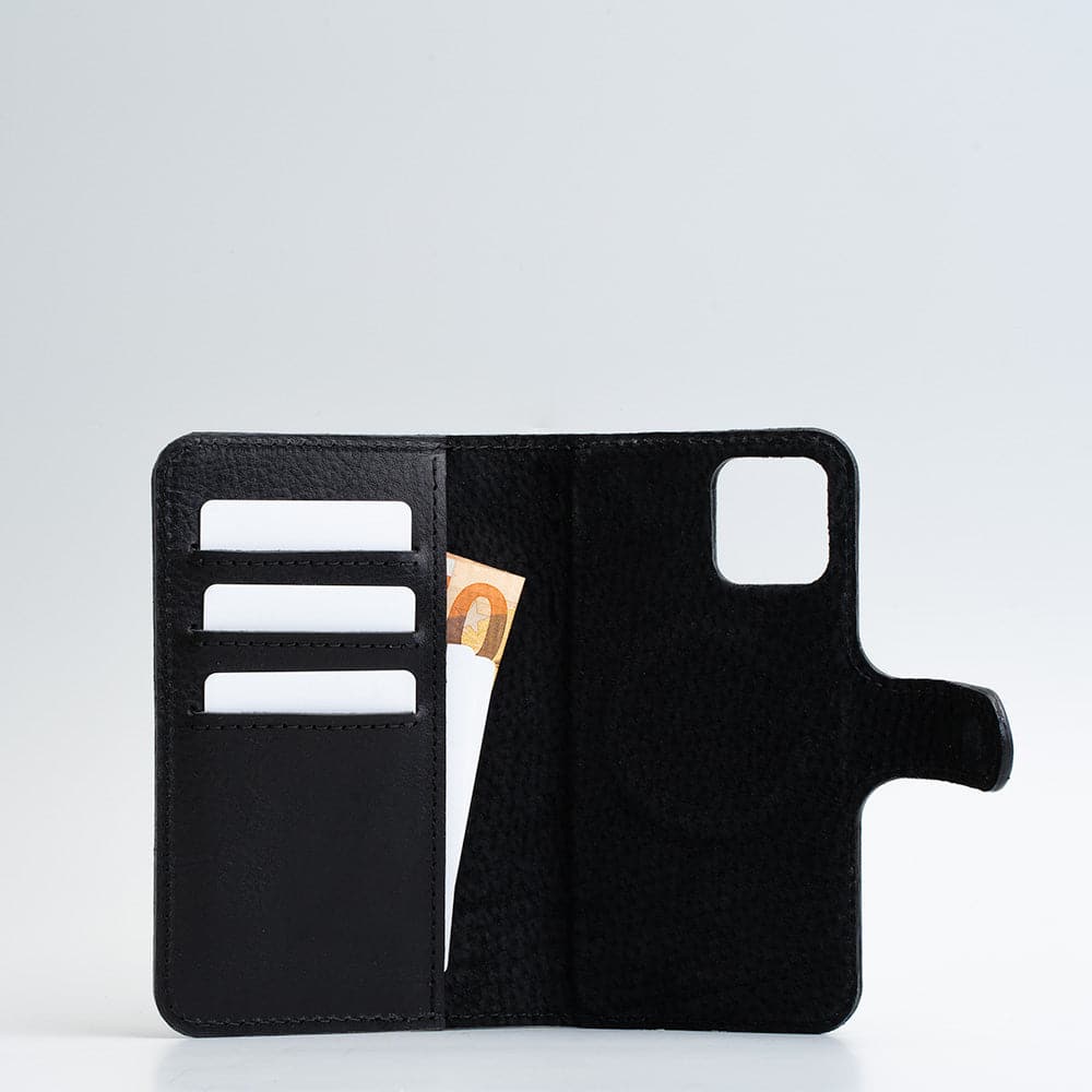 Full-Grain Leather Folio Case Wallet for iPhone 12/13 Series with MagSafe - Classic 4.0