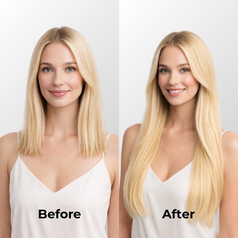 Bleach Blonde (613) Butterfly Weft Hair Extensions (100g-150g)