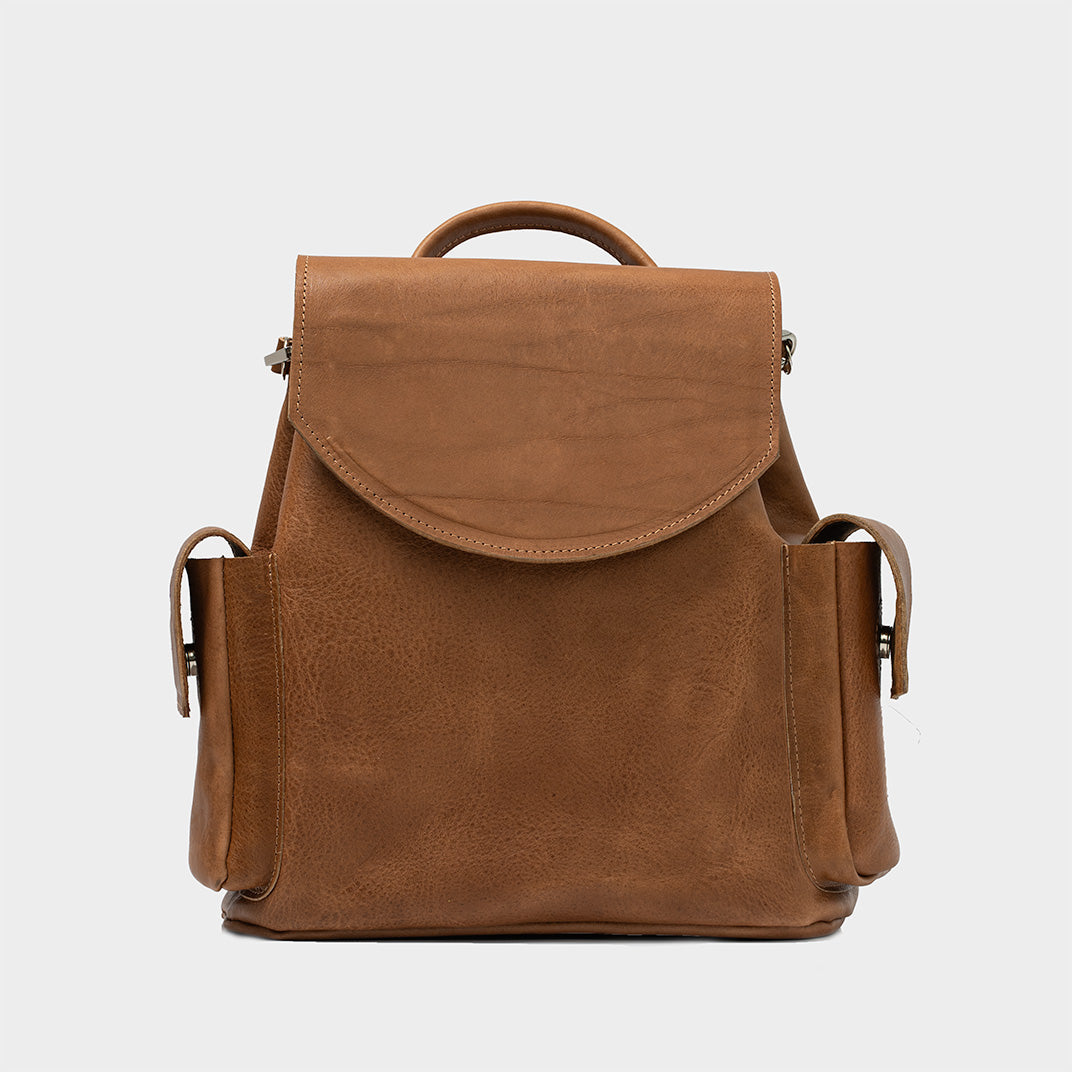 Leather backpack - Chatelet (Brown)