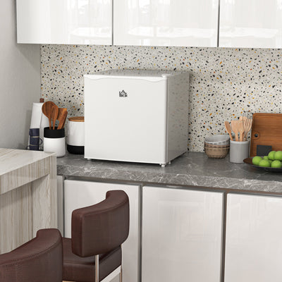 Mini congélateur Température Réglable de -14 à -24°C Compact 35L - étagère Amovible - Porte réversible Classe E Blanc
