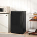 Réfrigérateur congélateur petit réfrigérateur 91 L étagères modulables design sous-comptoir 47,5 x 44,2 x 84 cm noir Aosom