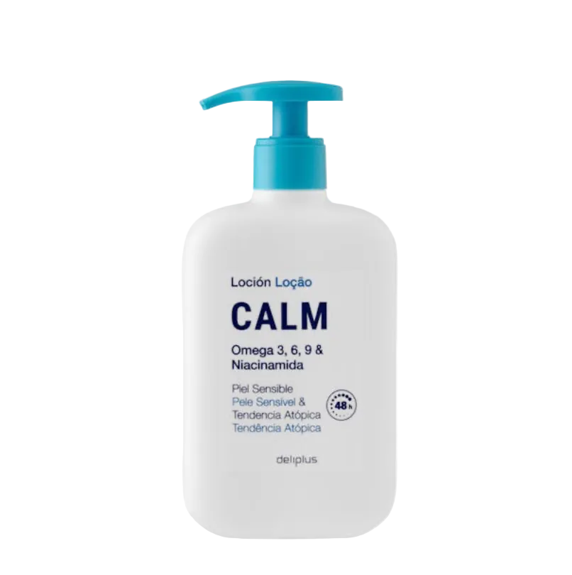Deliplus - Lotion Corps Apaisante Peaux Sensibles – Oméga 3, 6, 9 et Niacinamide