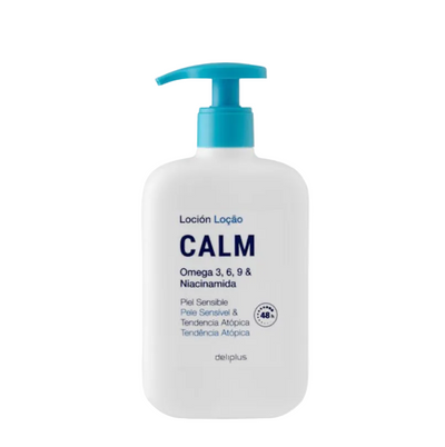 Deliplus - Lotion Corps Apaisante Peaux Sensibles – Oméga 3, 6, 9 et Niacinamide
