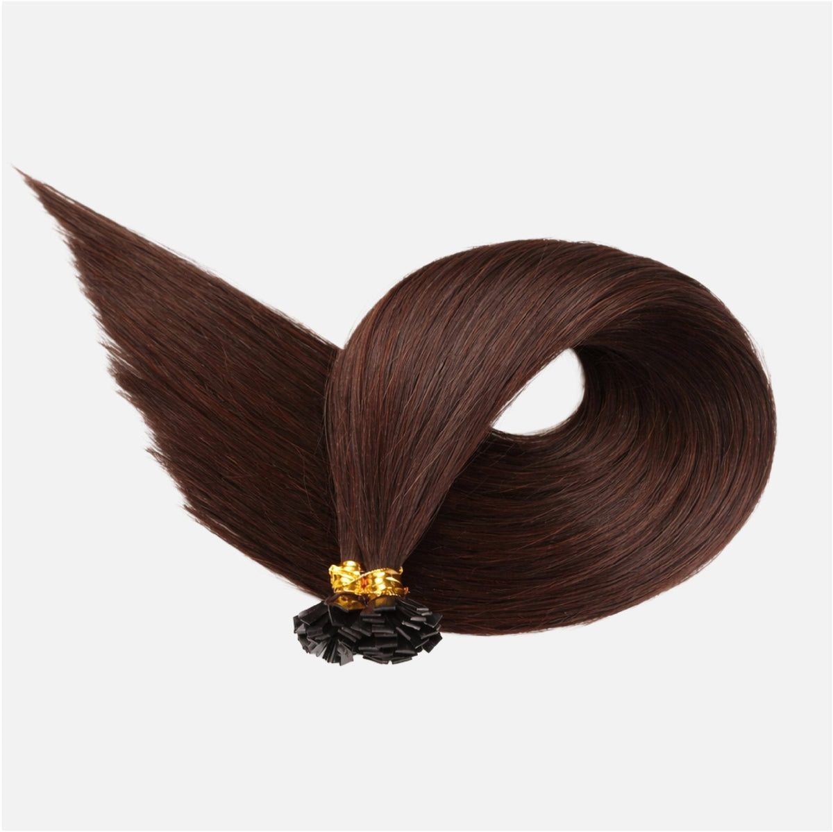 Chocolate Brown (2Q) Flat Tip Hair Extensions (50g - 100g)