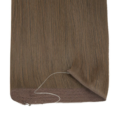 Chocolate Brown (2Q) Halo Hair Extensions (100g-120g)