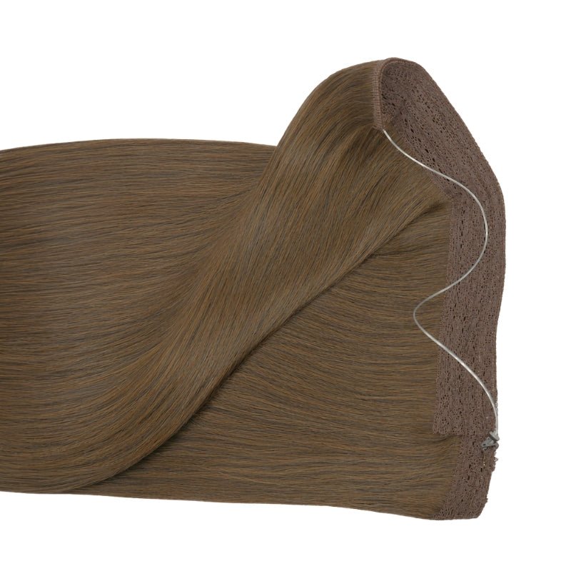 Chocolate Brown (2Q) Halo Hair Extensions (100g-120g)