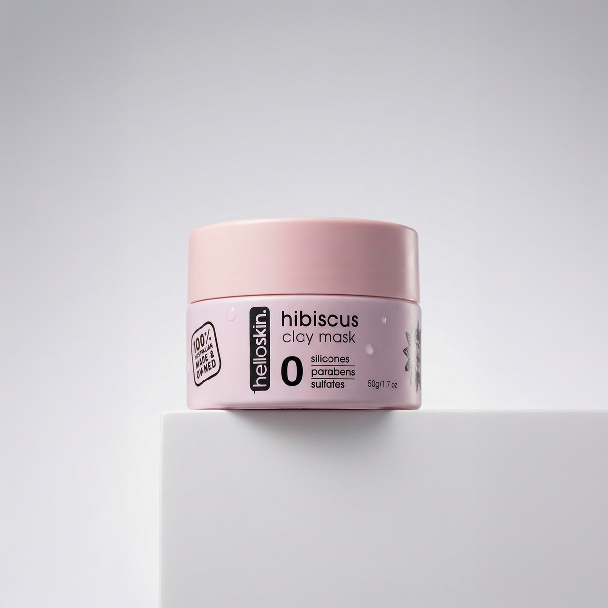 hibiscus clay mask