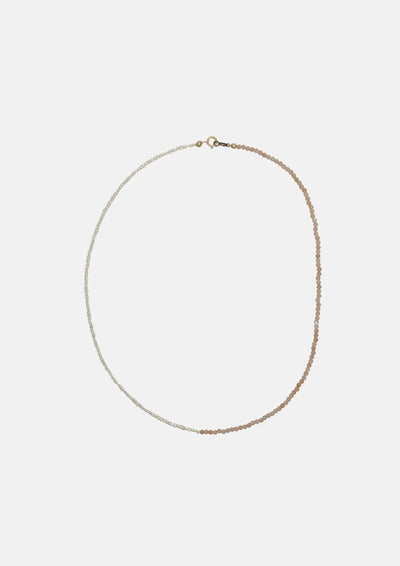 Collier Emmie bi-matière en perles
