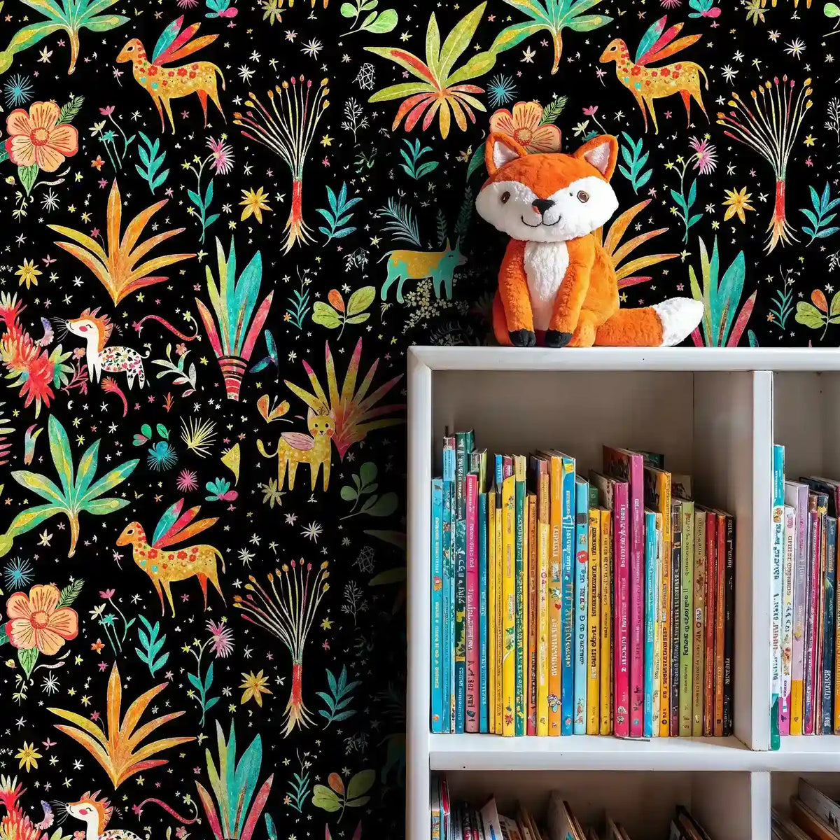 Whimsical Safari Adventure Wallpaper
