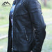 MONT5  Karakoram Perfect Fit Men Leather Jacket Gear Hikes