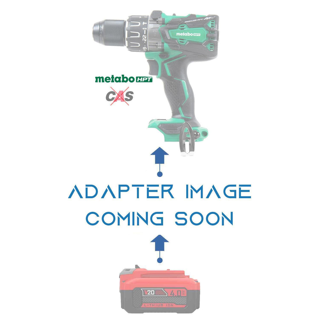 Craftsman 20V to Metabo HPT 18V Battery Adapter Power Tools Adapters
