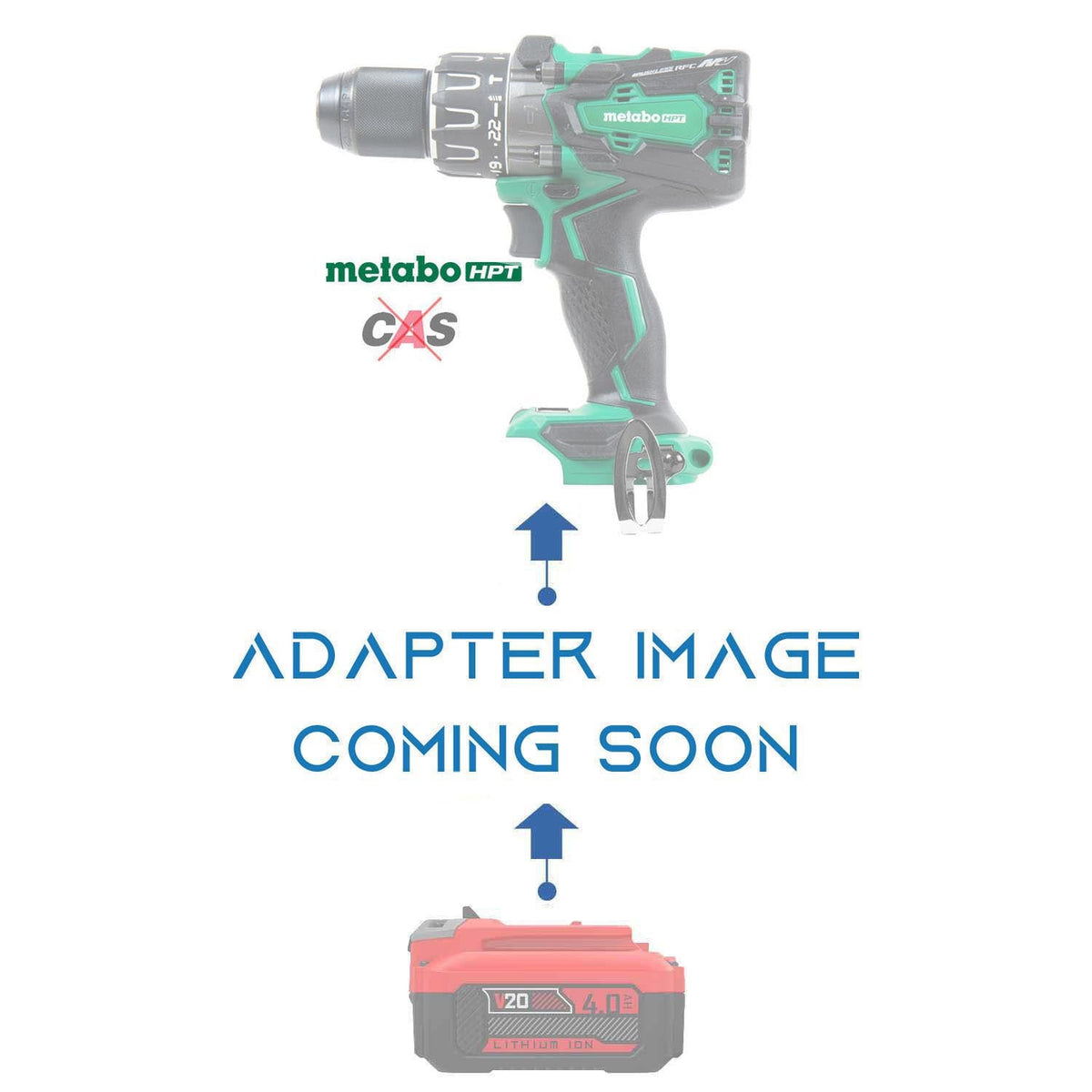 Craftsman 20V to Metabo HPT 18V Battery Adapter Power Tools Adapters