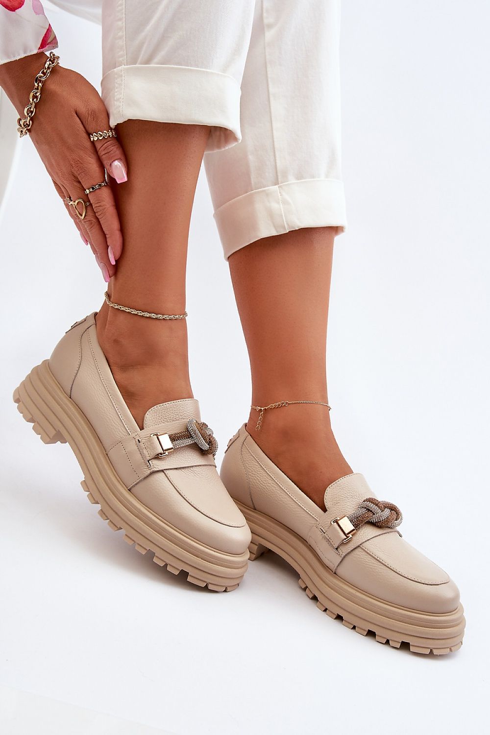 Moccasins model 195257 Step in style