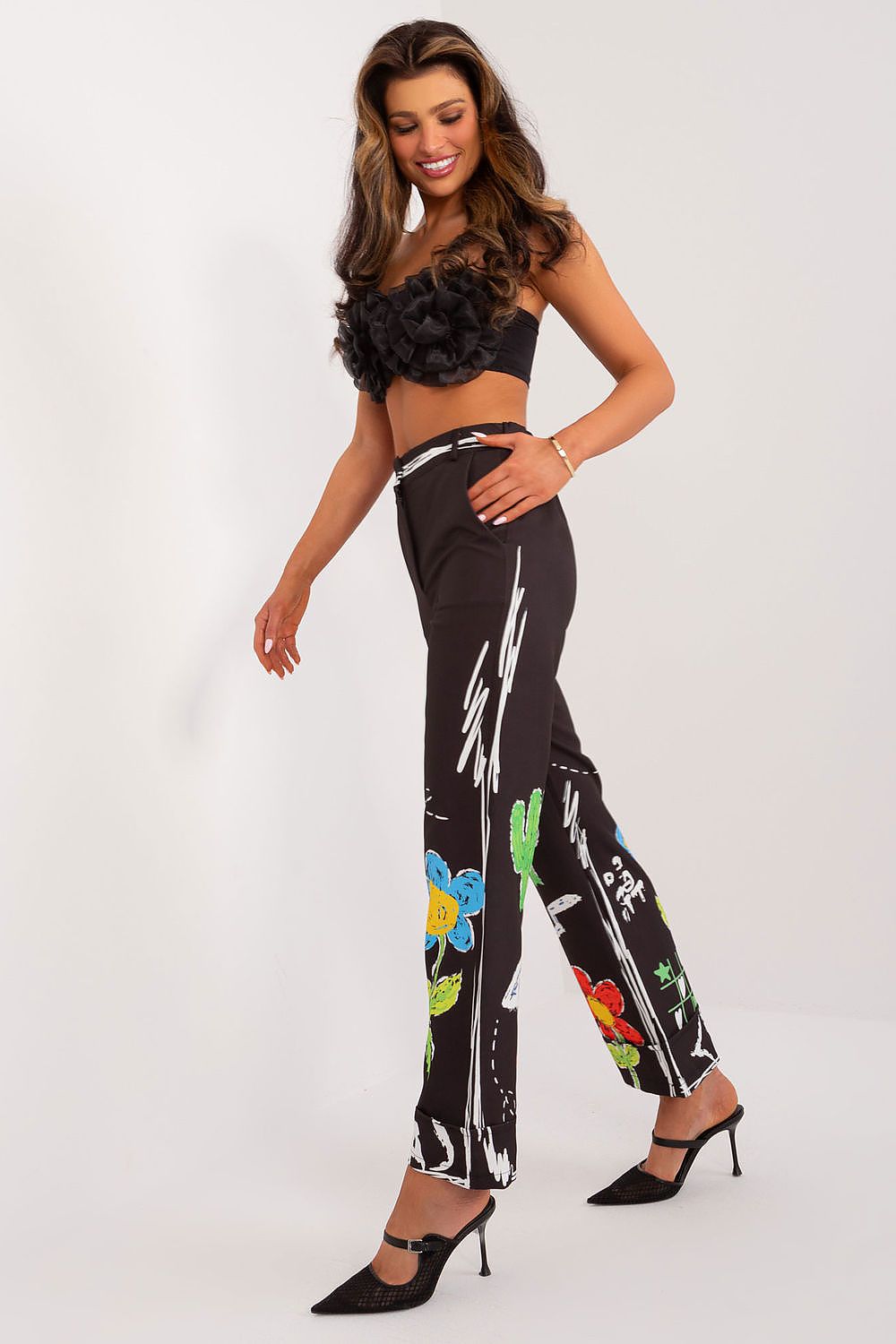 Pantalon femme model 196577 Italy Moda