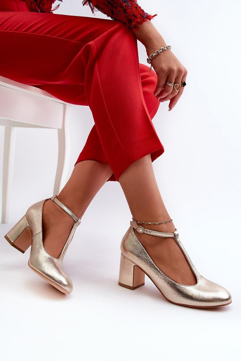Escarpins talon large model 197240 Step in style